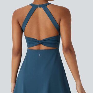 Halara Softlyzero™ Airy Molded Cups Backless Twisted Cool Touch Dance Active